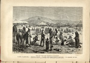 In the camp of the pilgrims in Nazareth