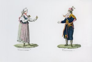 Inhabitants of Krakow by French School