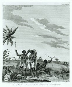 Inhabitants of Madagascar, from Volume 2 of Memoirs and Travels by Count Benyowsky, Published 1790 by French School