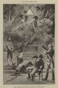 Initiation in a lodge of the Rite of Misraim