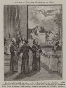 Initiation of a Knight of the Sword, or Knight of the East by French School