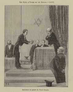 Initiation of a Mark Master Mason in the York Rite