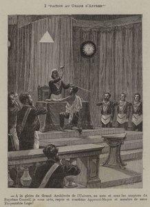 Initiation to the degree of apprentice
