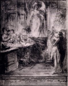 Interior of Venetian Shop, 1777 by French School