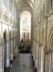 Interior of the Cathedrale de Amiens (Somme 80) by French School