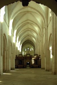 Interior of the Cistercian Abbey by French School