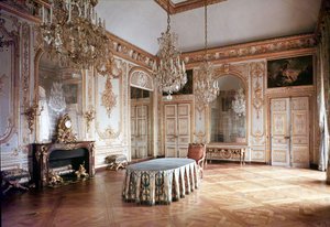 Interior of the Salle du Conseil (Council Chamber) 1701-55 by French School