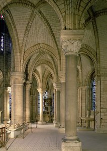 Interior View of the Ambulatory by French School