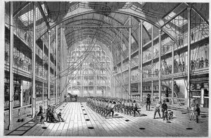Internal view of the Triat Gymnasium in Paris. by French School