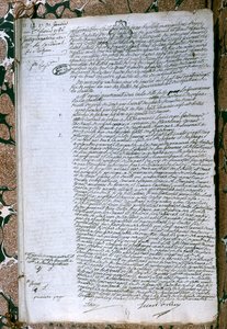 Interrogation of Cardinal de Rohan, January 1786 by French School