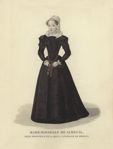 Isabelle de Limeuil, Maid of Honour to Catherine de Medici, wife of King Henry II of France