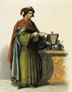 Jacques Coeur (c.1395-1456), French merchant by French School
