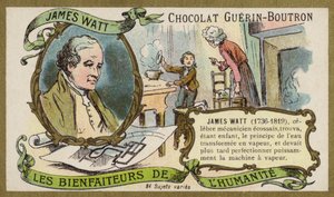James Watt, Scottish engineer and inventor by French School