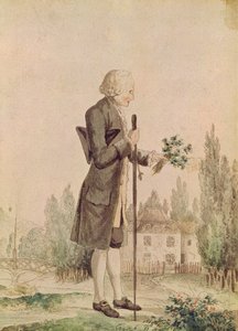 Jean-Jacques Rousseau Gathering Herbs at Ermenonville