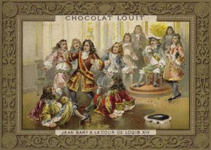 Jean Bart at the court of Louis XIV by French School