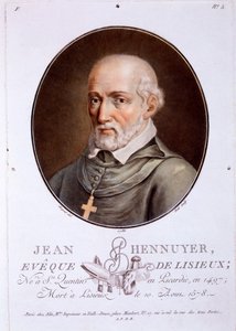 Jean Hennuyer, Bishop of Lisieux, from Portraits des grands hommes, femmes illustres, et sujets memorables de France