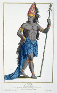Jean, King of the Congo, Engraved by Pierre Duflos, 1780 by French School