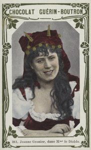 Jeanne Granier, in Madame le Diable by French School