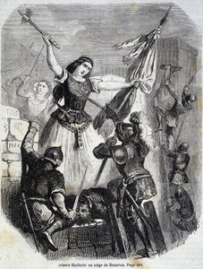 Jeanne Hachette at Beauvais in 1472 - in “Histoire de France” by L.-P. Anquetil