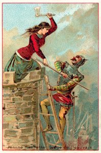 Jeanne Hachette at the Siege of Beauvais
