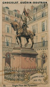 Joan of Arc, 1412-1431, Erected Place des Pyramides by French School