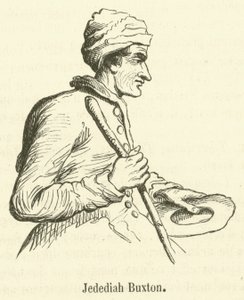 Jedediah Buxton (engraving) by French School