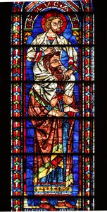 Jeremiah with St Luke on His Shoulders by French School