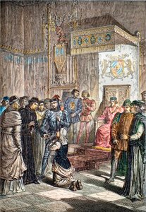 Joan of Arc before Charles VII at Chinon