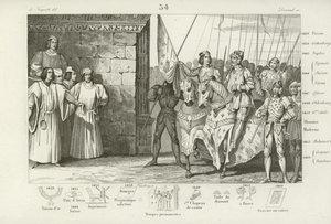 Joan of Arc arrives at Rheims to attend the coronation of Charles VII of France, 1429