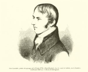 John Constable, Landscape Painter, Born June 11, 1776, in East-Bergholt, Suffolk, Died in London, March 30, 1837