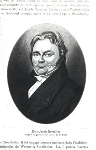 Jons Jakob Berzelius after an engraving by F. Bolt by French School