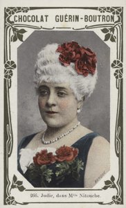 Judic in Madame Nitouche by French School