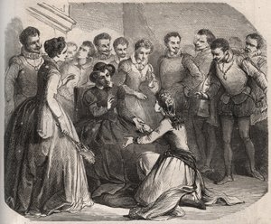 Julita Guagnini Asked Queen Catherine de Medici (1519-1589) to Take Her to Her Service. She Became the Lover of Louis de Bussy d