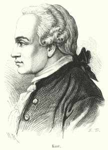 Kant (engraving) by French School