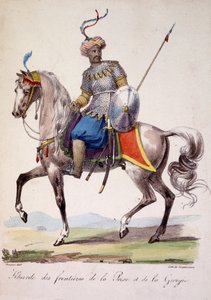 Khurde warrior of the borders of Persia and Georgia, early 19th century