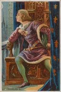 King Charles VI by French School