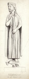 King Childebert I of France by French School