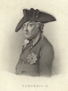 King Frederick II of Prussia by French School