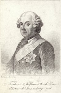 King Frederick II of Prussia by French School
