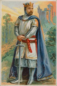 King Louis VI, called The Fat by French School