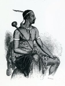 King Moshoeshoe I (c.1786-1870) 1833 by French School