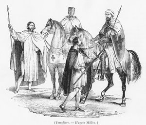 Knights Templars, after Mifliez by French School