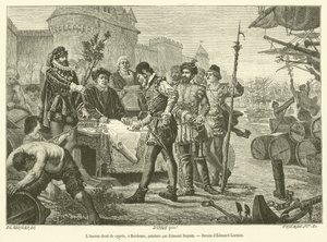 The Old Cypress Law, Bordeaux by French School