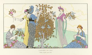 The May Tree. Simple Dresses for Summer from La Gazette du Bon Ton, pub. 1914