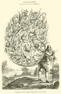 The Dreaming Spaniard, Engraving Attributed to Abraham Bosse (engraving)