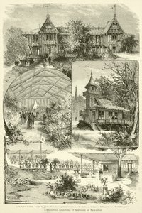 The Forestry and Horticultural Exhibition at the Trocadero by French School