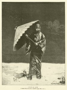 Winter in Japan by French School