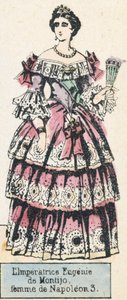 Empress Eugenie de Montijo, wife of Napoleon III by French School