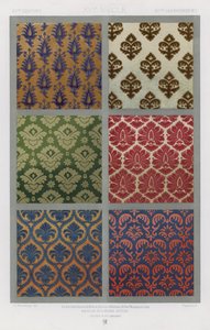 The Ornament of Fabrics: XVIth Century by French School