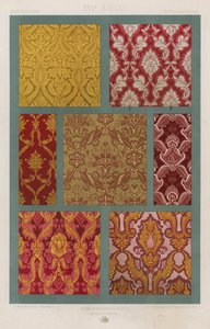 The Ornament of Fabrics: XVIth Century by French School